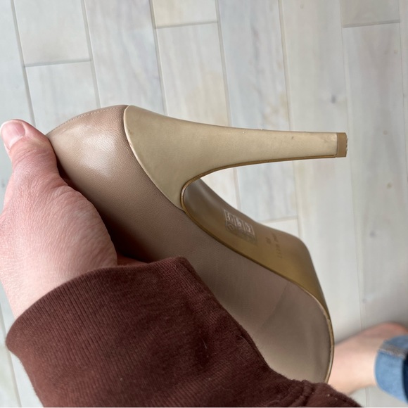 Nine West beige leather heels - Picture 10 of 14